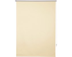 Happyment Rolgordijn Luxe - Beige - 80x160cm - Isolerend - Luxaflex - Rolgordijnen verduisterend - Zonder of met boren