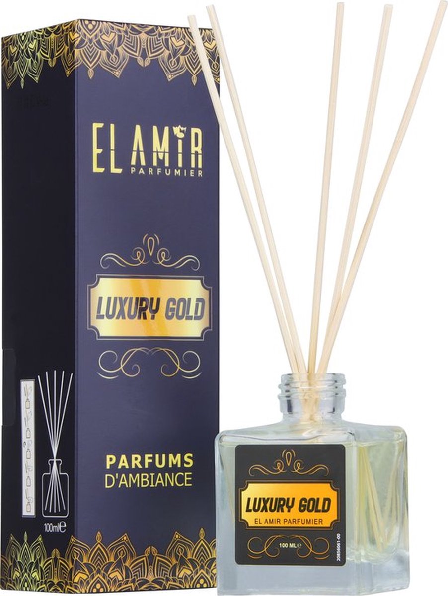 Bâtons parfumés el amir luxury gold 100 ml - Parfum d'ambiance