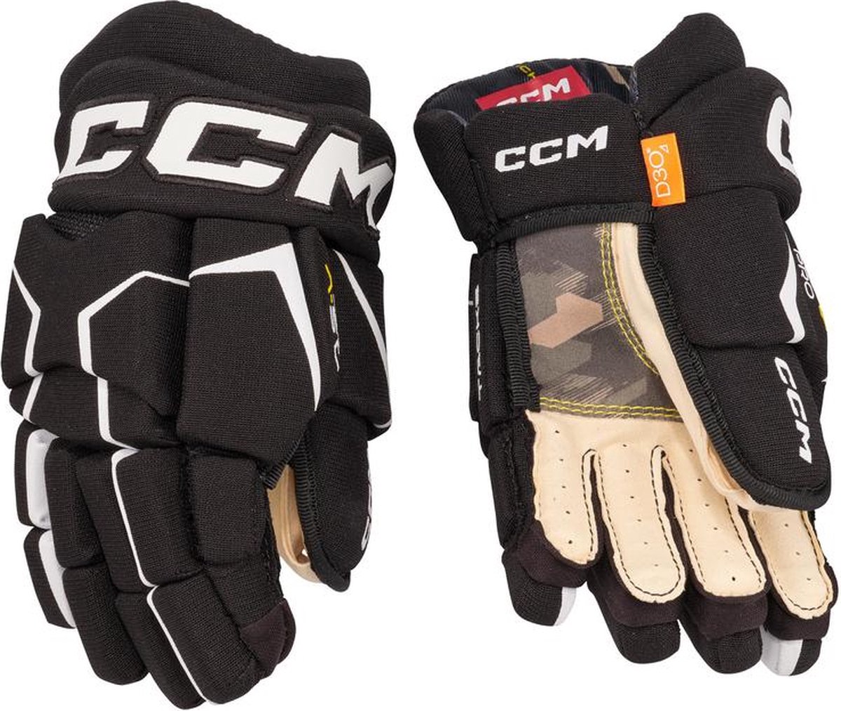 Ccm As-v Pro Gloves Yt Black/white 8