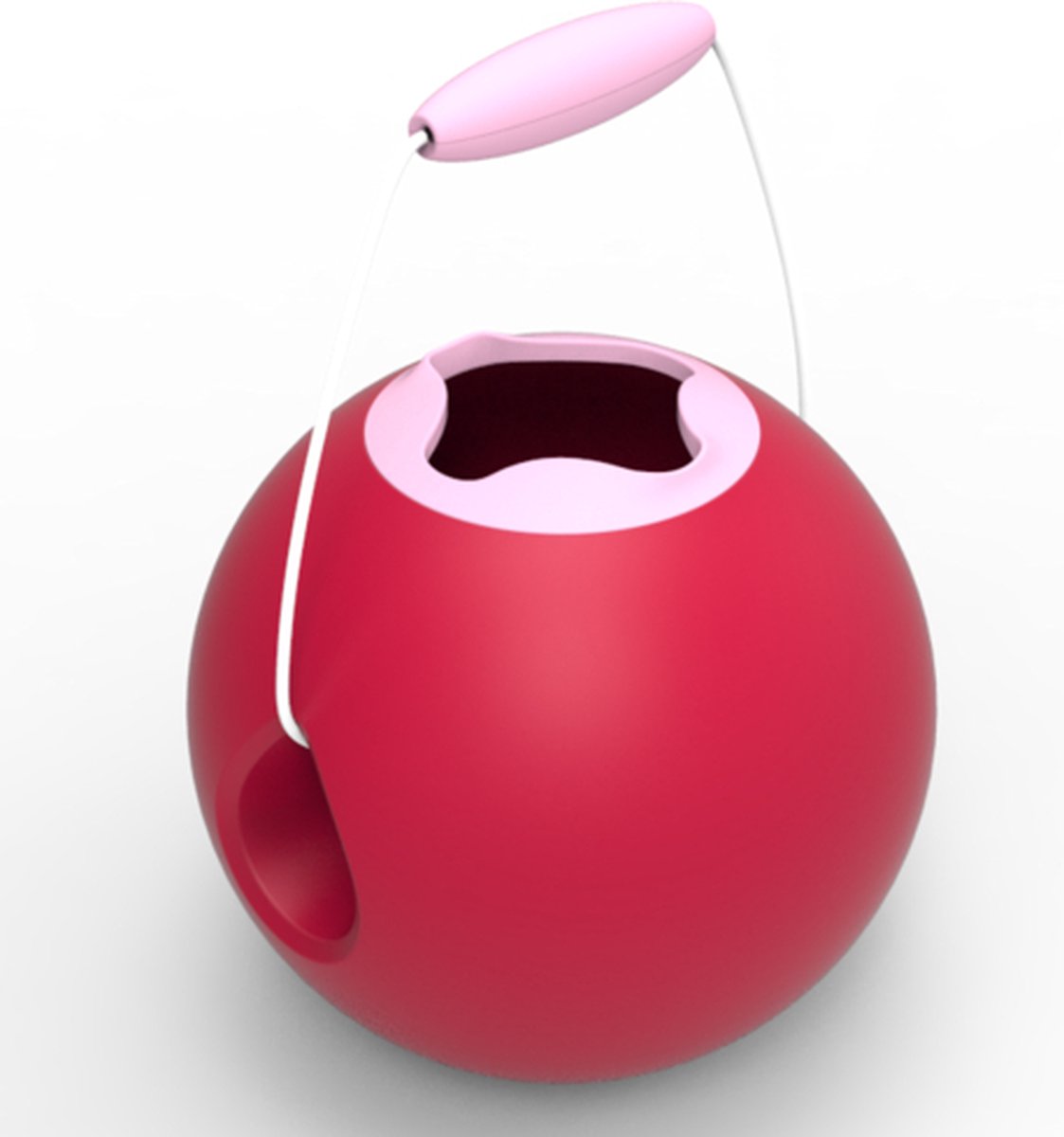 Quut - Buitenspeelgoed - Zandspeelgoed - Ballo: balvormige emmer - Kleur: rood - 20 cm diameter