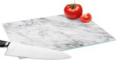 Planche à découper en Verres - 28x20 - Marbre - Pierre - Motifs - Planches à découper en Glas