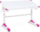 Rootz Utiwa Kinderbureau - Bureau - Werkbureau - Kindertafel - Werktafel - Sta Bureau - Roze/Blauw - In Hoogte Verstelbaar - 119x67 cm