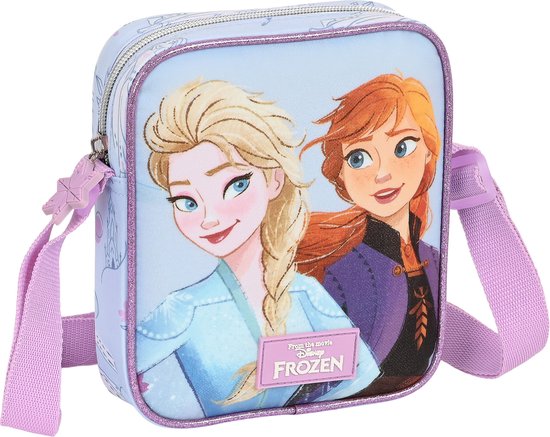 Mini sac à bandoulière Disney Frozen , Believe - 18 x 16 x 4 cm - Polyester