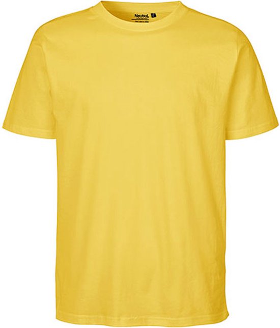 Fairtrade Unisex T-Shirt met korte mouwen Yellow - XL