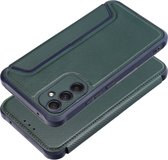Case2go - Hoesje voor Samsung Galaxy A34 5G - Schokbestendige Book Case - Groen