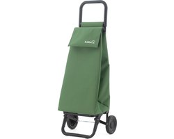 Garmol Boodschappentrolley G2 Saco Poliester - 2 Wielen - Verde Oliva