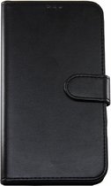 Hoesje Geschikt voor Apple iPhone 6/6S Excellent Wallet Case/book case/hoesje + gratis protector Kleur Zwart