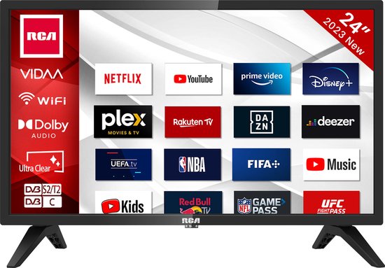 RCA iRB24H3 LED HD TV 24 inch (Triple Tuner, CI+, HDMI, USB