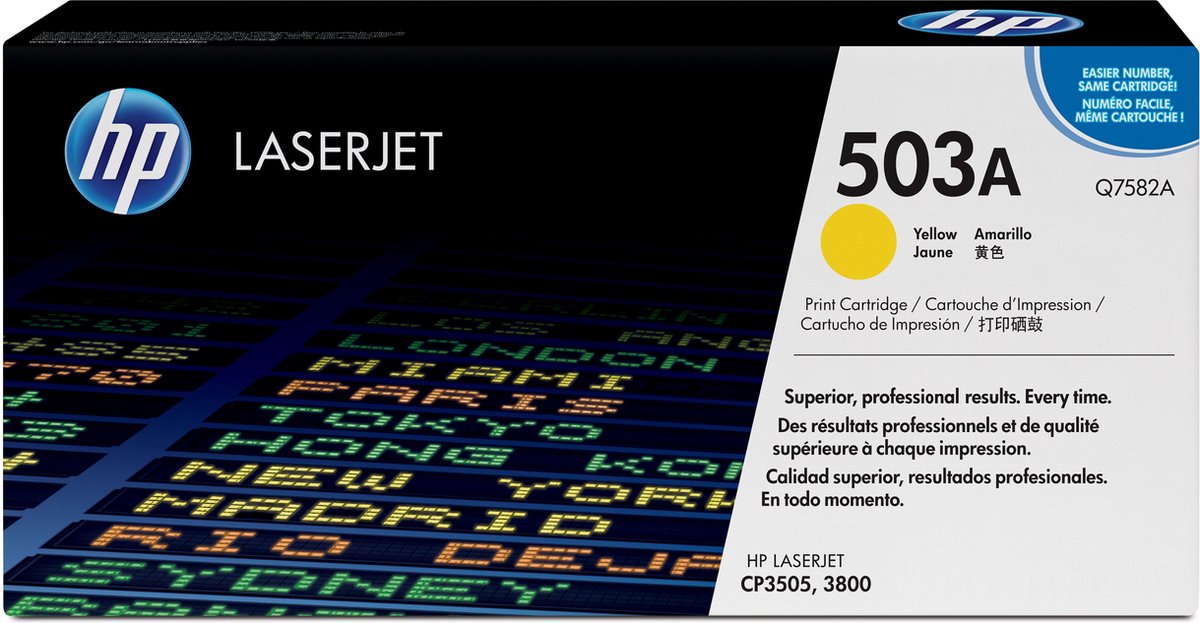 HP 503A - Tonercartridge / Geel