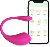 Love Spouse - Lush 3- Draagbare vibrator - Vibrerende ei - Bedienbaar via de app of ei - Vibrator - Clitoris stimulator - Vibrator voor vrouwen - Sexspeeltje voor koppels - Roze