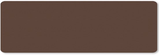 Gaming muismat - Mousepad - Effen - Bruin - Muismat xxl - Muismat groot - 90x30 cm - Bureau onderlegger