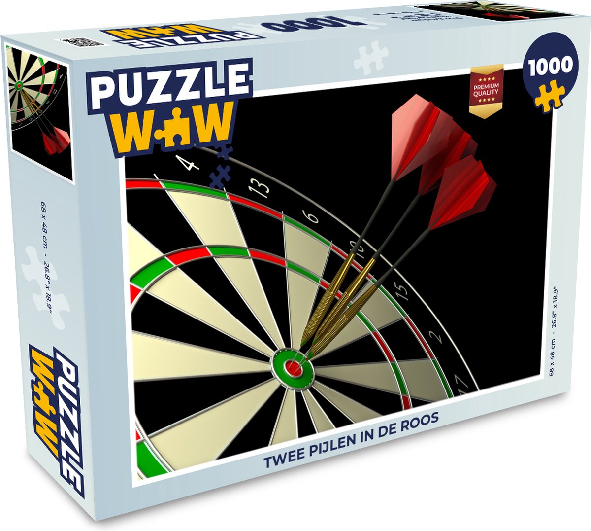 Puzzel Twee pijlen in de roos - Legpuzzel - Puzzel 1000 stukjes volwassenen