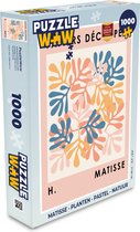 Puzzel Matisse - Planten - Pastel - Natuur - Legpuzzel - Puzzel 1000 stukjes volwassenen
