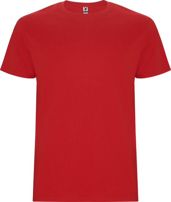 T-shirt unisex met korte mouwen 'Stafford' Rood - M