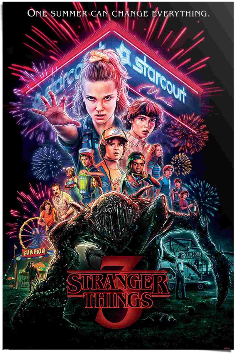 Poster Stranger Things 91,5x61 cm