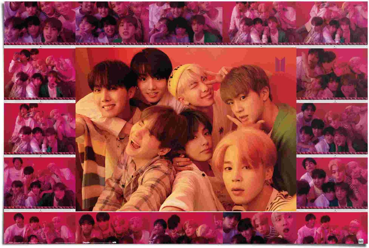 Poster Muziek BTS selfie | cm bol 61x91,5
