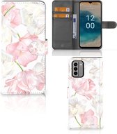 GSM Hoesje Nokia G22 Wallet Book Case Cadeau voor Mama Lovely Flowers