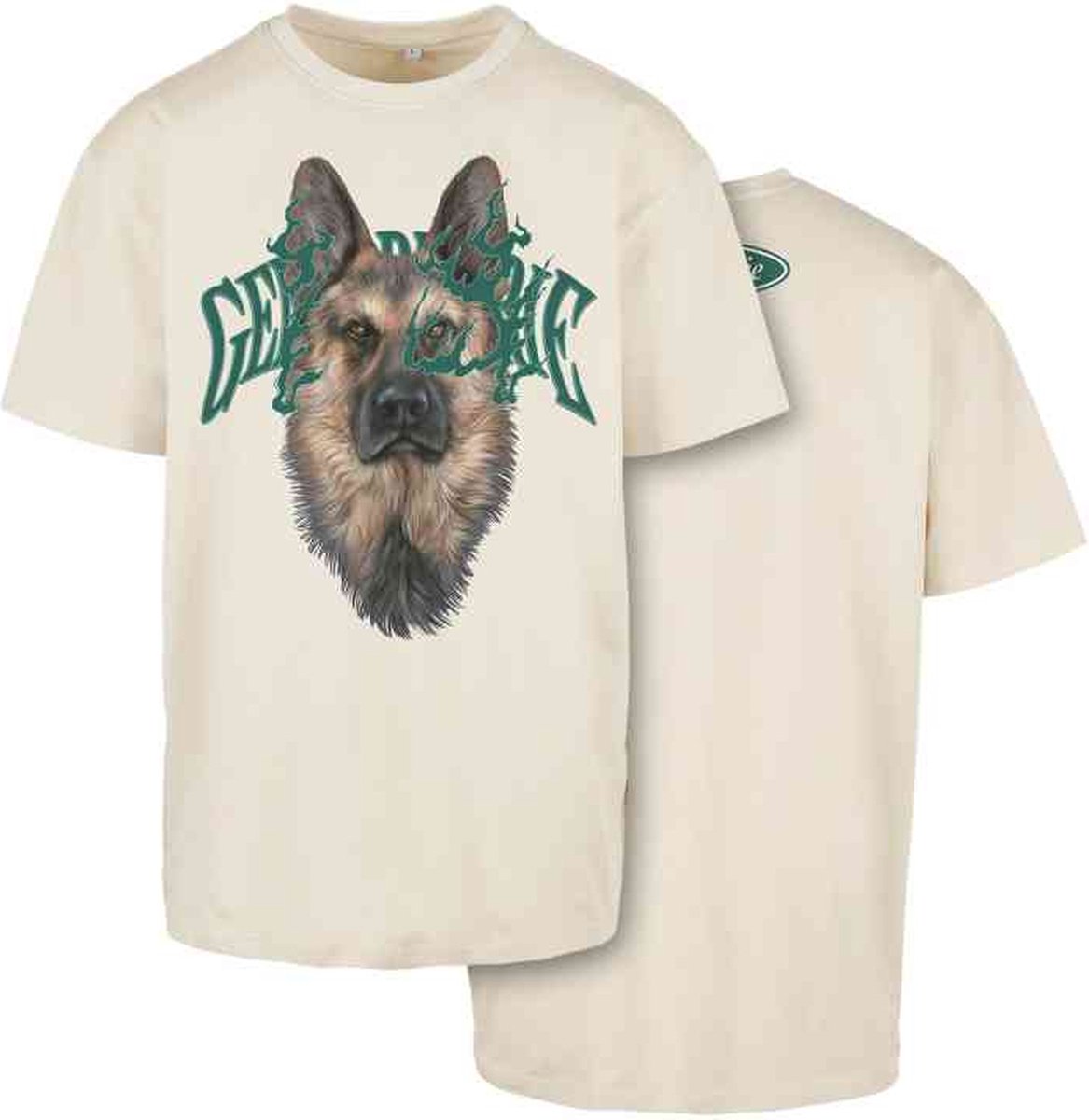 Mister Tee Gendarmerie Oversize Heren T-shirt M Zwart