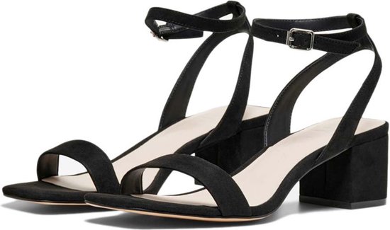Dames sandalen met plateauzool zwart online bestellen