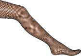Bonnie Doon Visnet Panty Zwart Dames maat L/XL 40/42- Netpanty - Fishnet Tights - Visnet Patroon - Comfortabele Pasvorm - Stevig Materiaal - Super Elastisch - Doorschijnend - Black