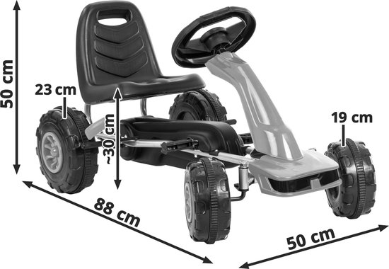 HOMCOM Go-Kart voor Kinderen met Verstelbare Stoel, Trapvoertuig, Trapauto met Handrem, 3-8 Jaar, Outdoor, Roze | Netherlands HOMCOM Go-Kart voor Kinderen met Verstelbare Stoel, Trapvoertuig, Trapauto met Handrem, 3-8 Jaar, Outdoor, Roze | Netherlands