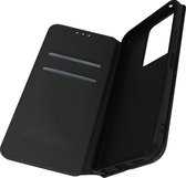 Hoes geschikt voor Bookcase Vivo Y22s/Y35 klep portefeuille videostandaard zwart