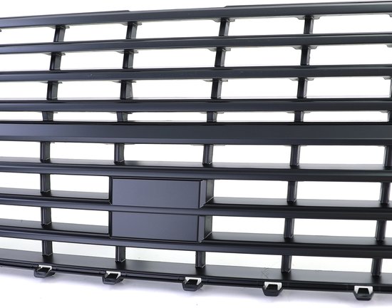 Grill Geschikt voor Volkswagen Transporter T6.1 Facelift Multivan Vanaf 2019 Zonder Embleem Mat Zwart