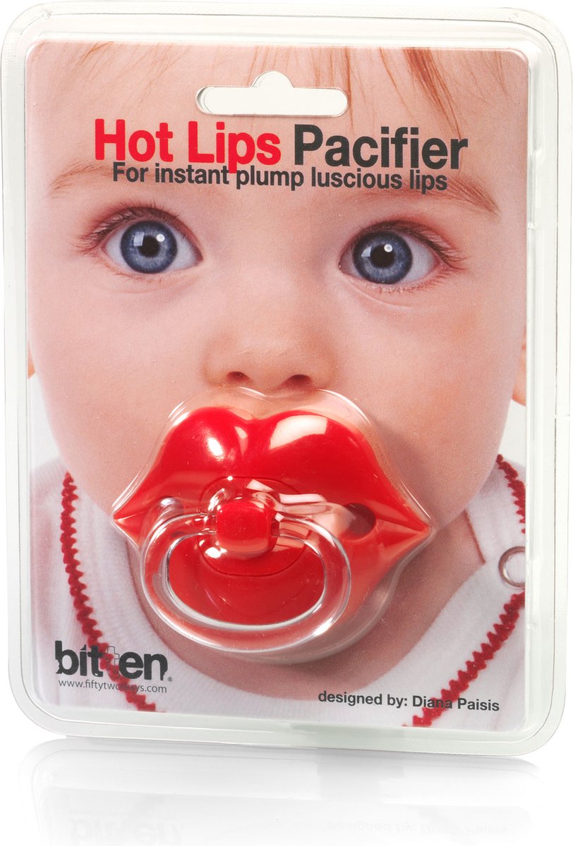 Bitten Baby Speen Pacifier - Lippen | bol.com