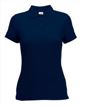 Fruit of the Loom - Dames-Fit Pique Polo - Donkerblauw - L