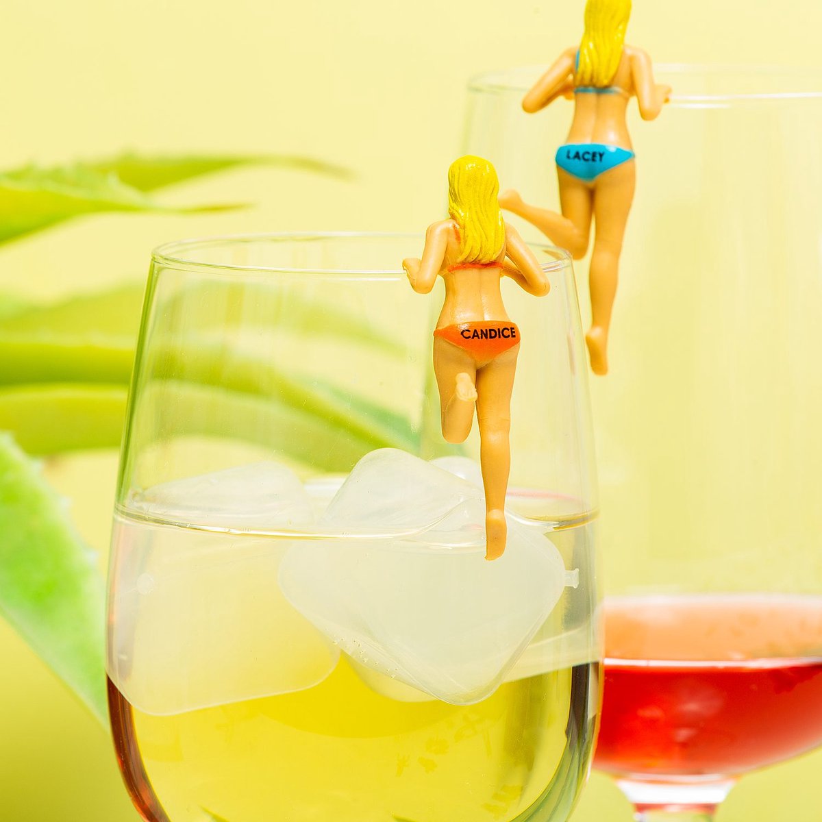 Drinking Buddies glasmarkeerders (set van 6) - Vrouwen van NPW London