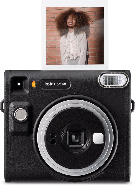 Fujifilm Instax SQUARE SQ40 - Instant camera - Zwart - Fujifilm