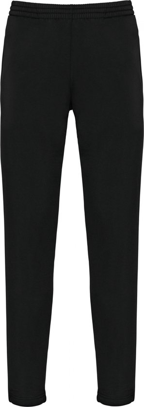 Pantalon d'entraînement noir PA189, 2 poches latérales avec fermeture éclair, taille XS