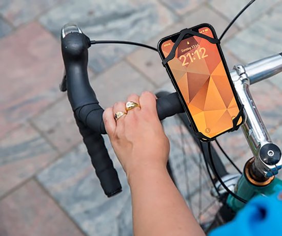 Foto: Telefoonhouder fiets fietstelefoonhouder smartphonehouder fietsen telefoonhouder