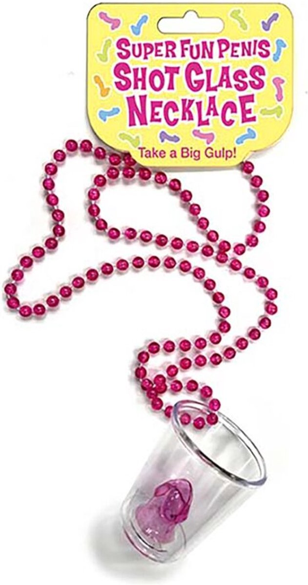 Little Genie Productions CP.1097 - Super Fun Penis Shot Glass Necklace