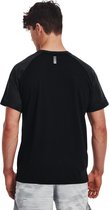 Under Armour Streaker Speedcamo T-shirt Met Korte Mouwen Zwart XL Man