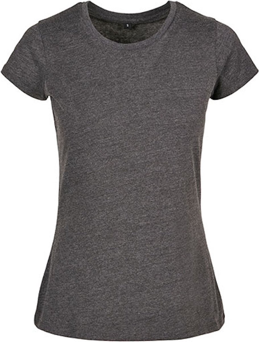 Build your Brand Ladies´ Basic Tee BYBB012 - Charcoal - M