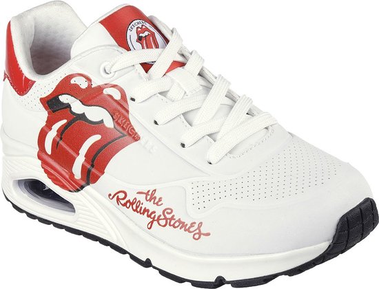 Baffle Slang domesticeren Skechers Uno Rolling Stones Sneakers wit - Dames - Maat 40 | bol.com