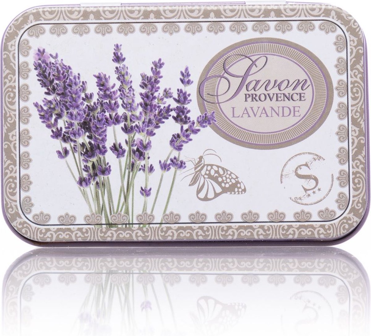 Zeephouder - Zeepblikje - Lavendeltakjes - Label Provence Nature