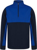 Adults 1/4 Zip Tracksuit Top met rits Navy/Royal - XL