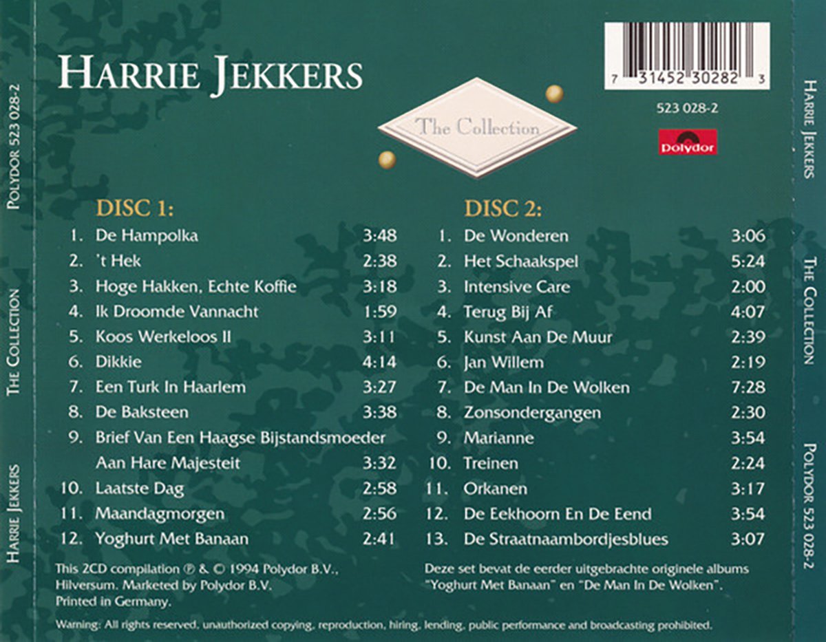 Collection, Harrie Jekkers | CD (album) | Muziek | bol.com