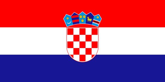 Kroatische Vlag 40x60cm