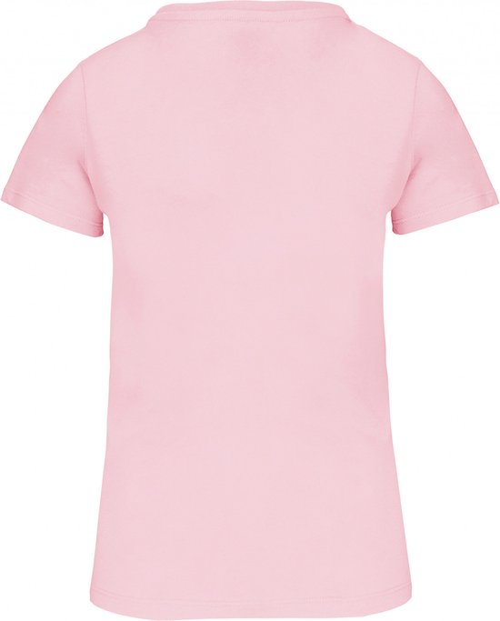 T-shirt Dames XXL Kariban Ronde hals Korte mouw Pale Pink 100% Katoen