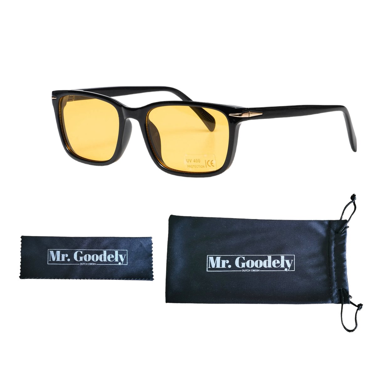Nachtbril voor Auto - Nachtbril Autobril Dames & Heren - Polarized Overzetbril - Clip-On Nachtbril voor Veiliger Rijden