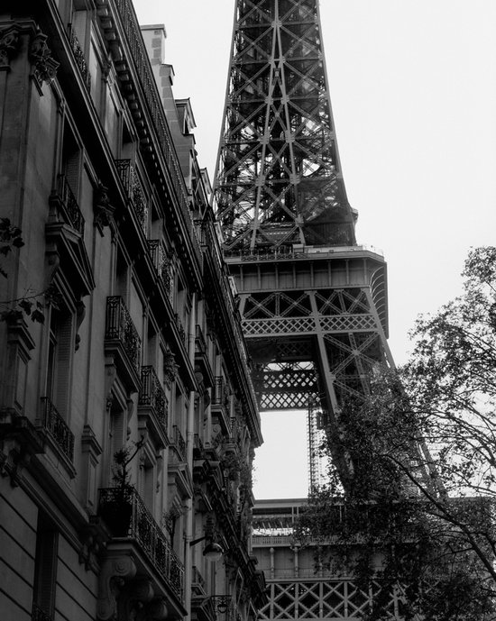 Eiffel Tower II B&W Kunstdruk | Poster