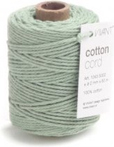 Cotton Cord / Katoen touw 50 meter early dew ø2mm
