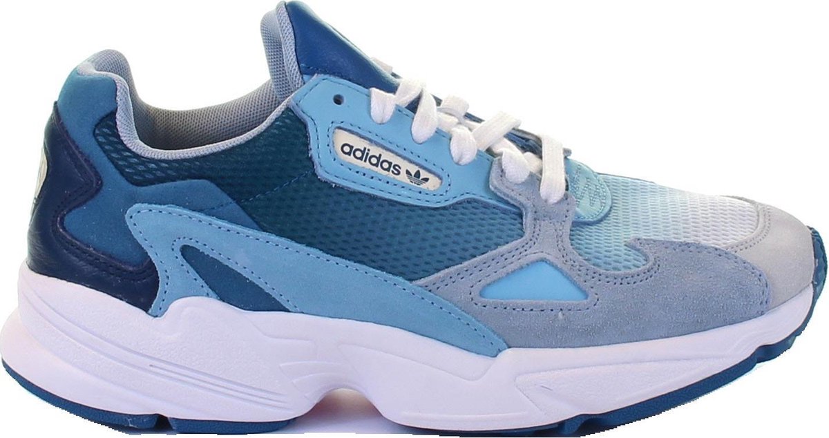 adidas Falcon Sneakers - Maat 37 1/3 - Vrouwen - blauw/licht blauw/wit |  bol.com