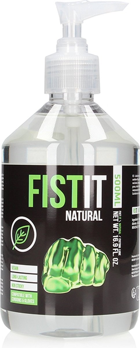 Goedkoopste Natural Water Based Glijmiddel - 17 fl oz / 500 ml - Pump