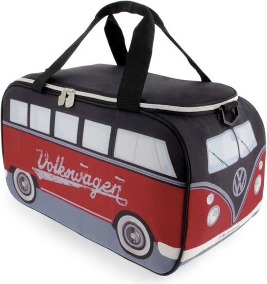 Volkswagen T1 Bus Koeltas - 25 Liter - Rood/Zwart