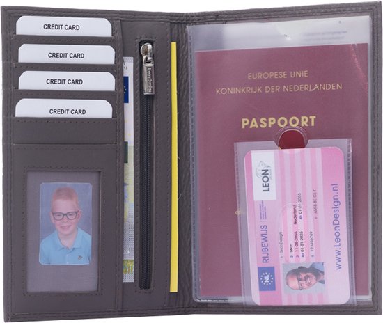 Autopapieren mapje - Leer - A5 map - Autopapieren hoes - Cadeau voor man - Cadeau voor vrouw - Kado man - Kado vrouwen - Kado mannen verjaardag - Mannen cadeautjes - Vrouwen cadeautjes - Portefeuille heren - Portefeuille dames kado - Cadeau - Sale