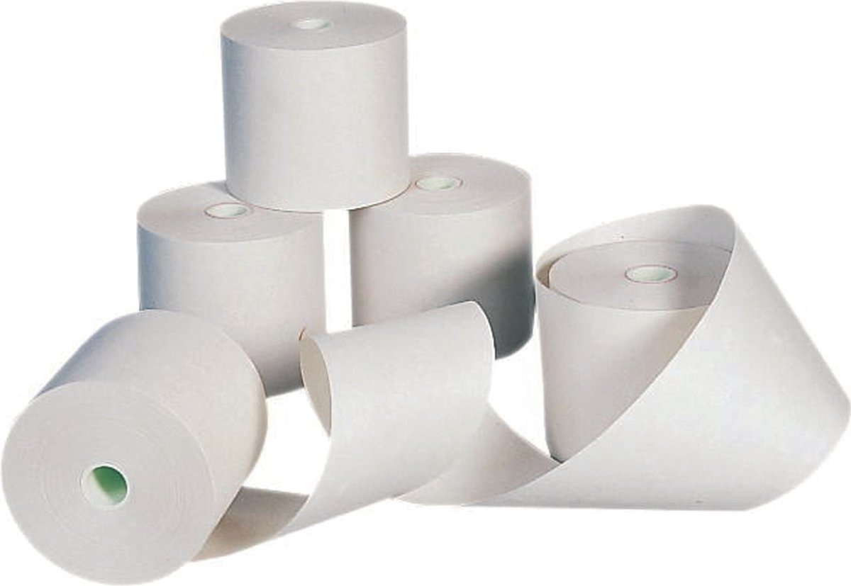 Ibico thermische papierrollen | wit | 5 rollen